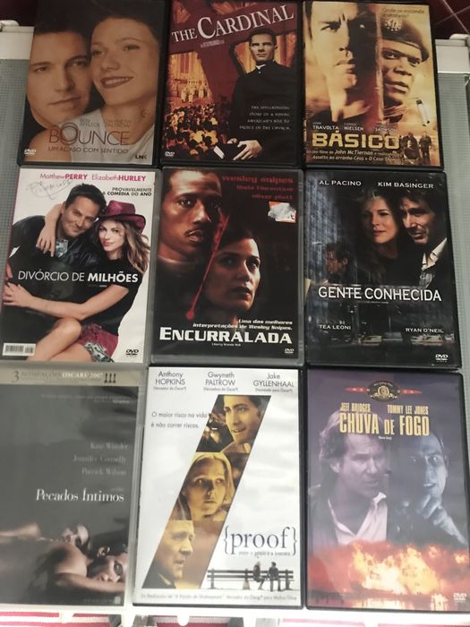 DVDs de filmes de Pedro Almodovar e outros