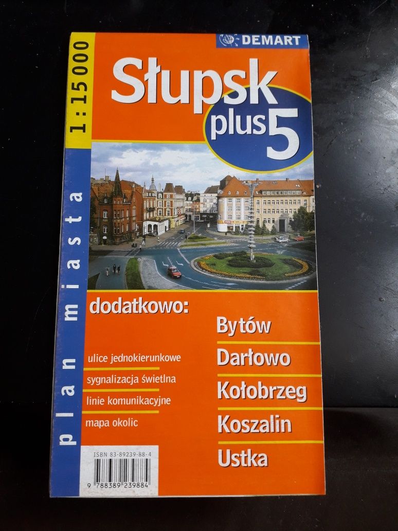 Mapa Plan miasta Słupsk koszalin