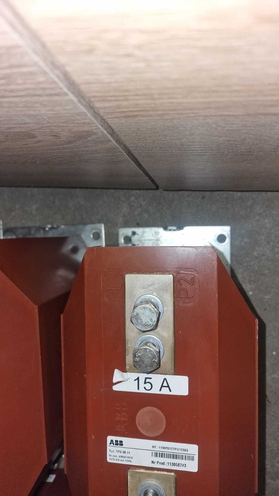 ABB 3 Przekładniki prądowe 15/5 FS5 kl 0.5 5VA i 3 napięciowe 5VA