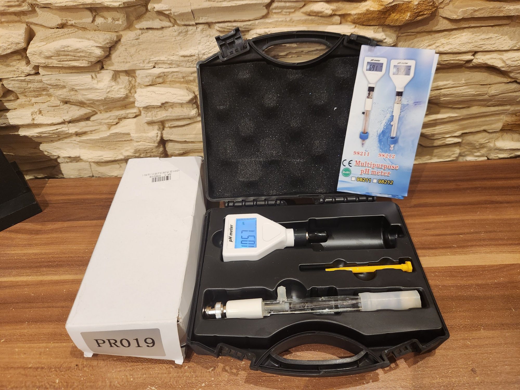 Miernik - Ph metr plus dodatkowa   elektroda / sonda gratis