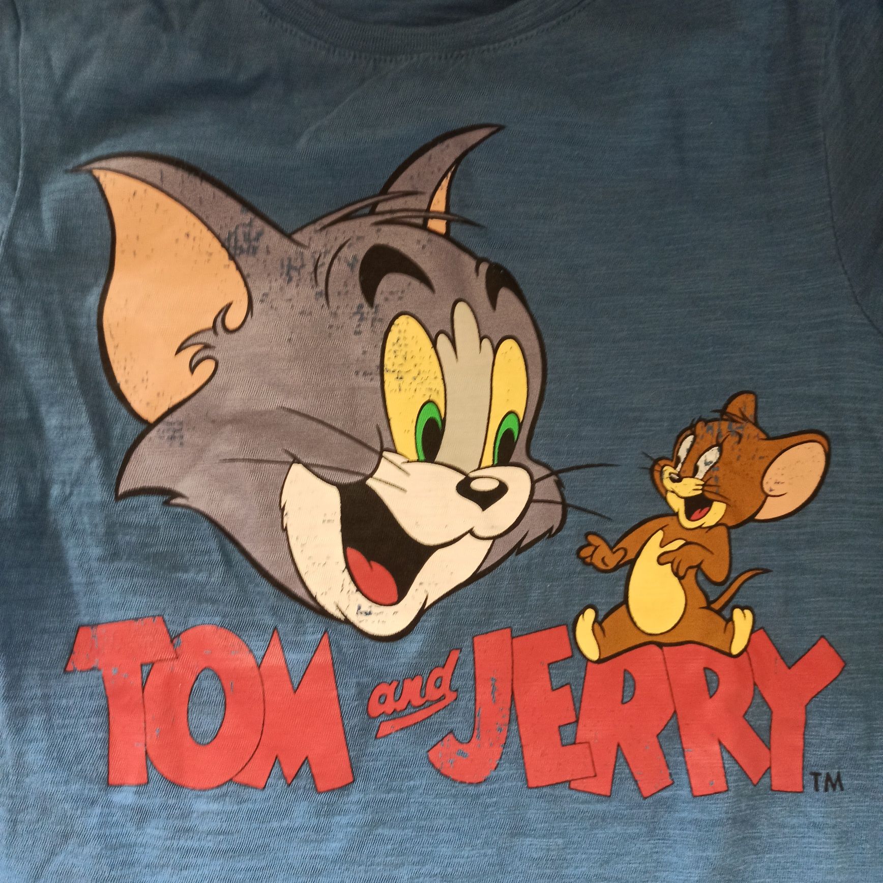 2x t-shirt 122/128 lindex lazy day h&M tom and jerry