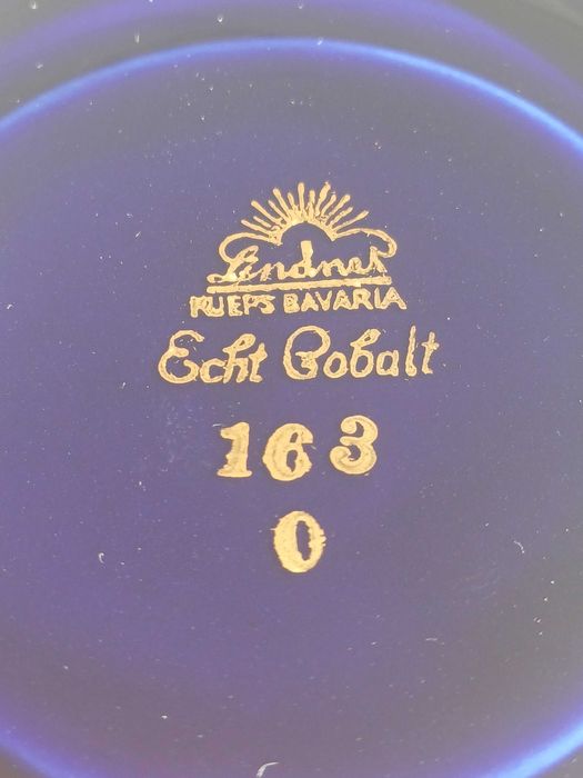 Filiżanka porcelana Lindner Bavaria Echt Cobalt (P.683)