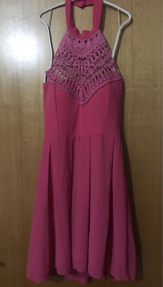 Vestido Curto Rosa