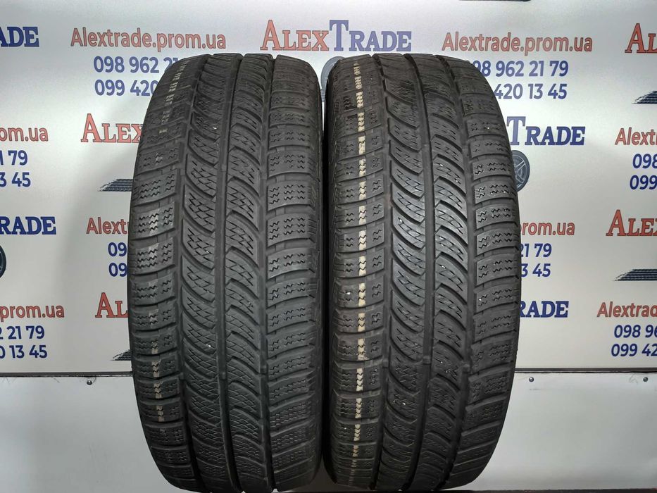 2 шт. 225/55 R17C цешка Continental VancoWinter 2 зимові шини б/у 7 мм