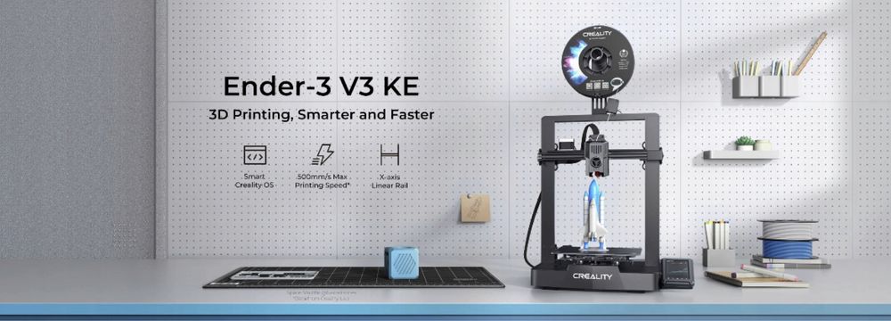 3D принтер Creality Ender-3 V3 KE 220*220*240 мм 500 мм/с•3Д-принтер