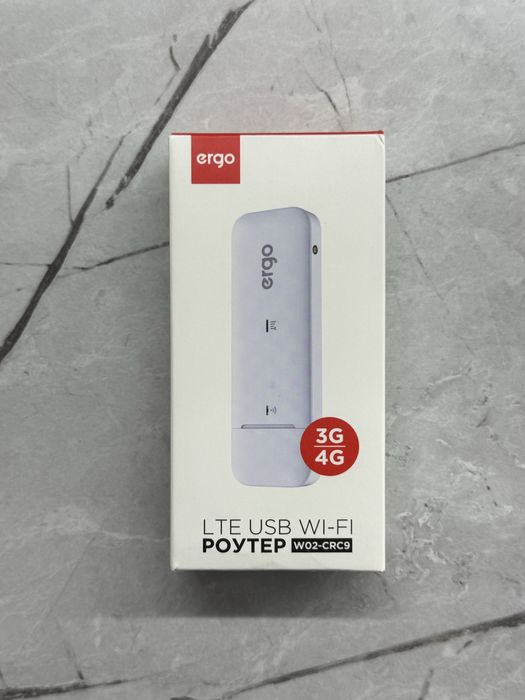 LTE USB Wi-Fi роутер Ergo W02-CRC9 (3G/4G)
