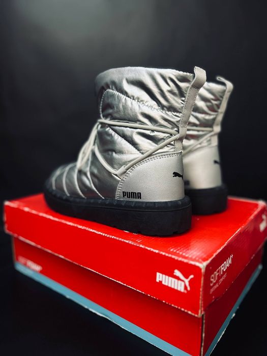 Женские дутики Пума Зимние сапоги пума зимові Сноубутси Пума зимові