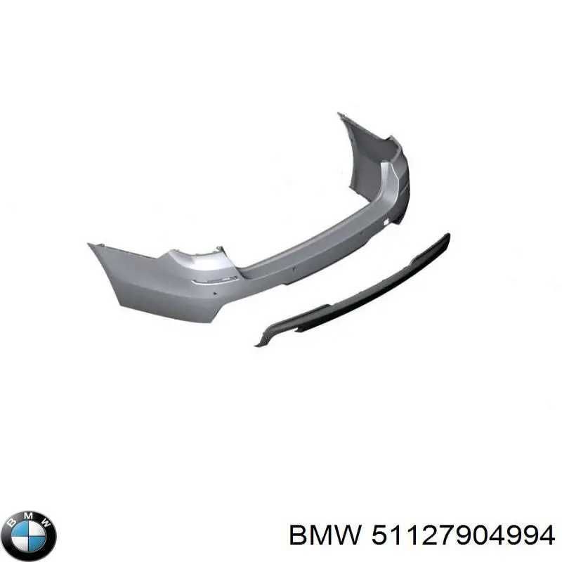 Дифузор накладка докладка спойлер вставка заднього М бампера BMW F10