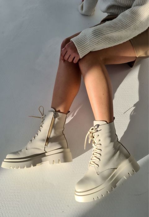 Жіночі шкіряні ботінки ( Розпродаж )