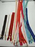 Zamek suwak metal ozdobny zestaw.14 szt.-od 25 cm.-55 cm.Promocja
