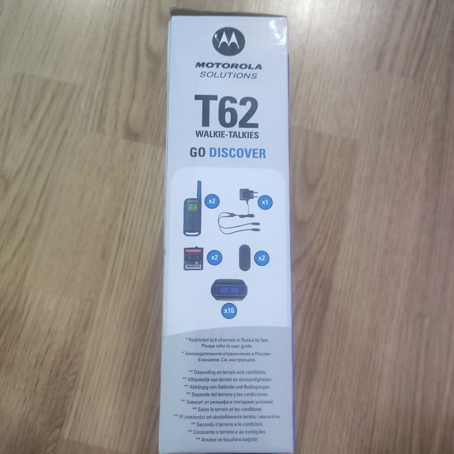 Рація Motorola Talkabout T62 Twin Pack & ChgrWE Blue