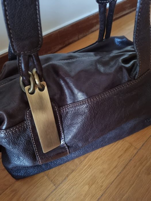 Mala em Pele Castanha da Rufel