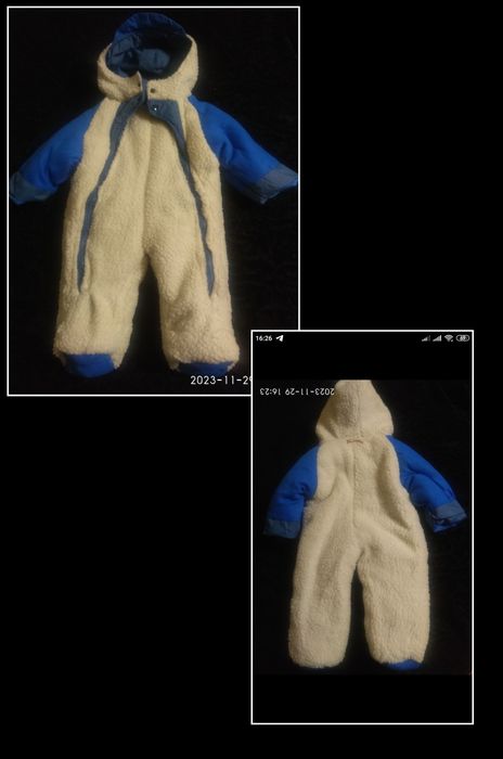 Зимний комбинезон на мальчика, на 3-6 месяцев.