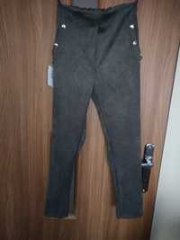Spodnie welurowe r.152