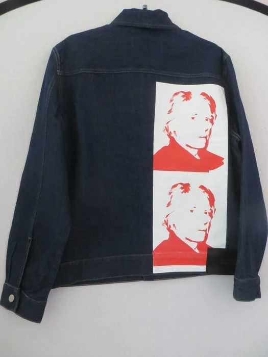 CALVIN KLEIN Jeans ANDY WARHOL Nowa Kurtka Męska XL Jeansowa Dżins