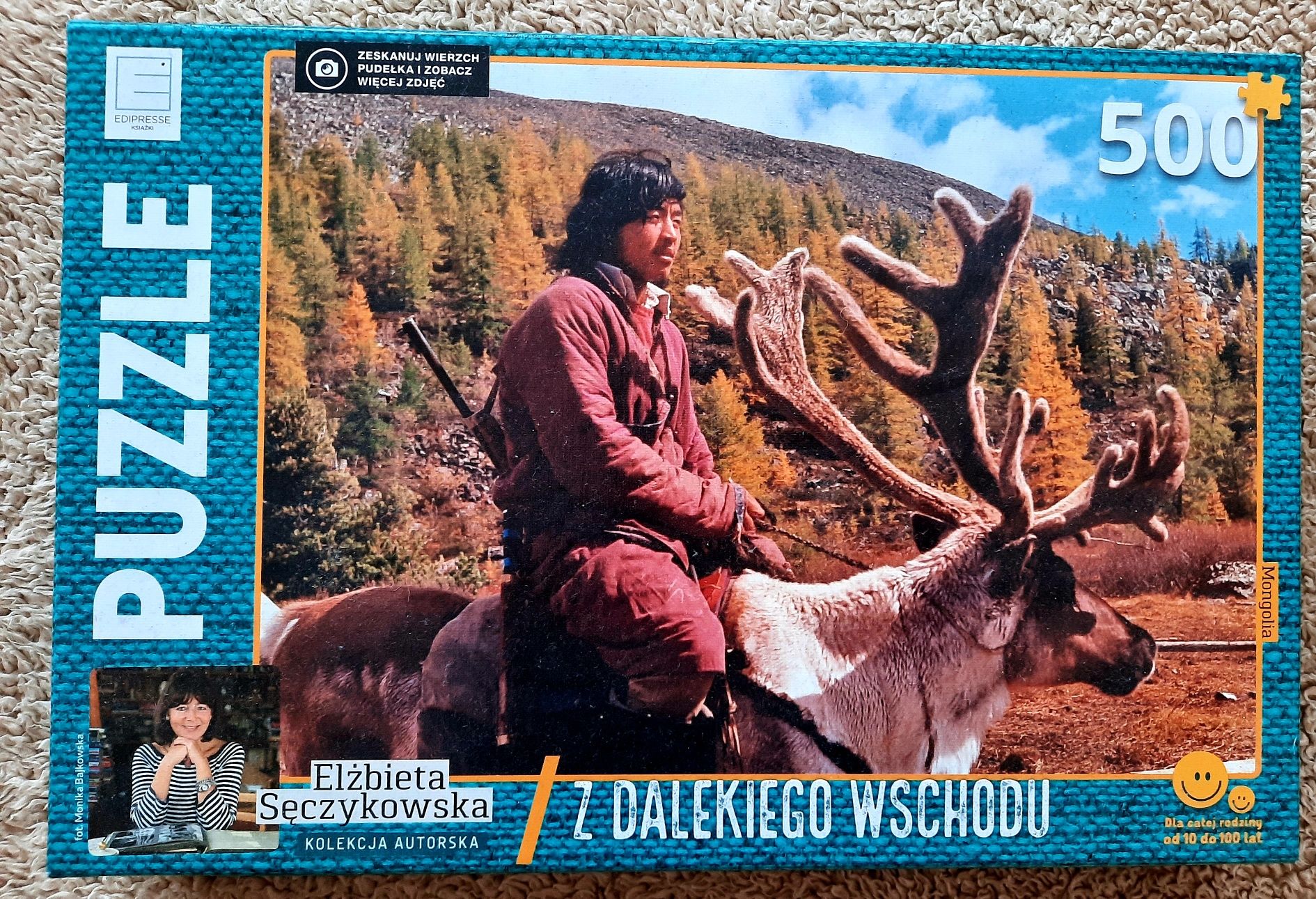 Puzzle kolekcjonerskie 500szt Z Dalekiego Wschodu Mongolia