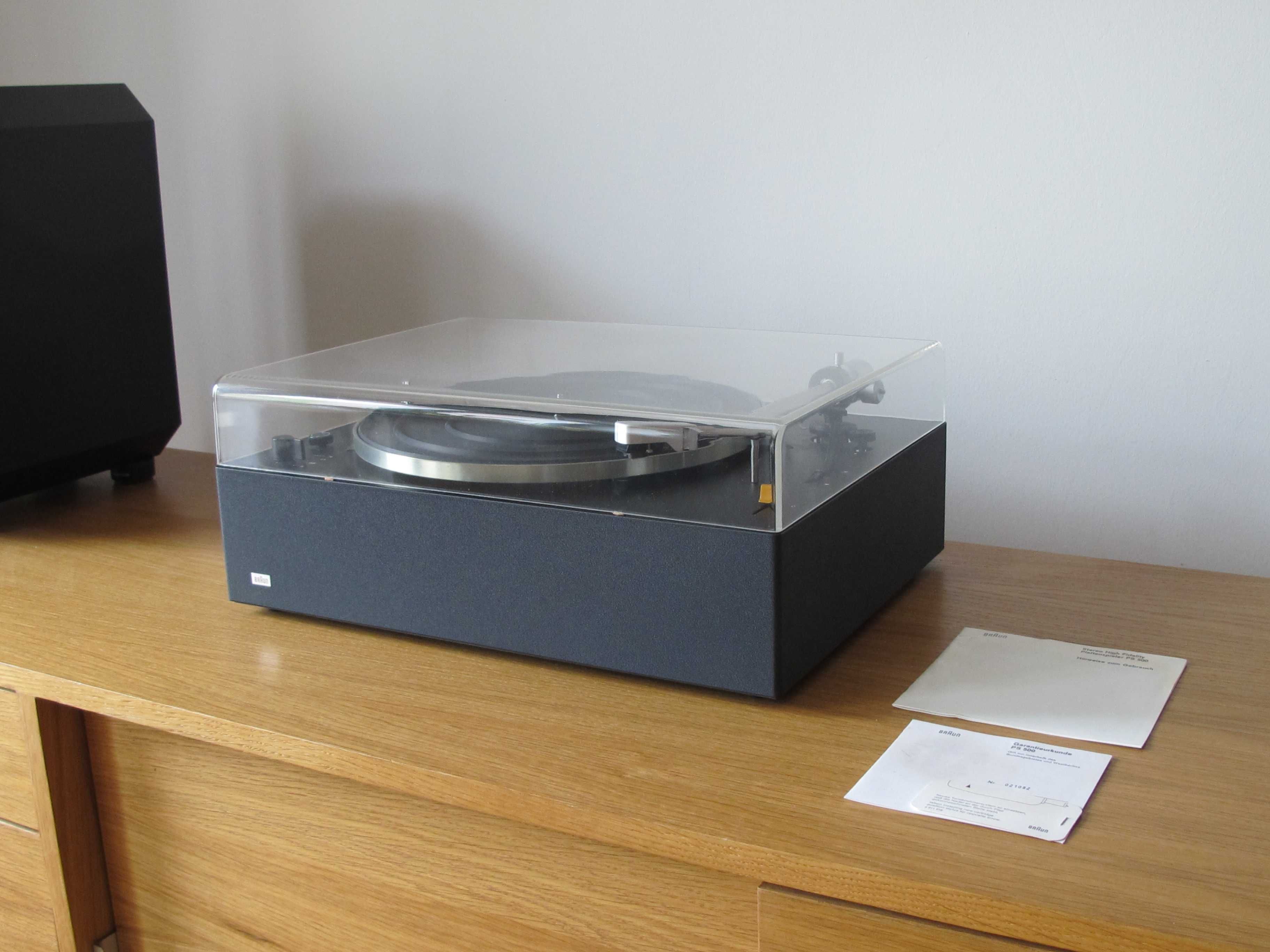 Gramofon Braun PS 500 - stan kolekcjonerski.