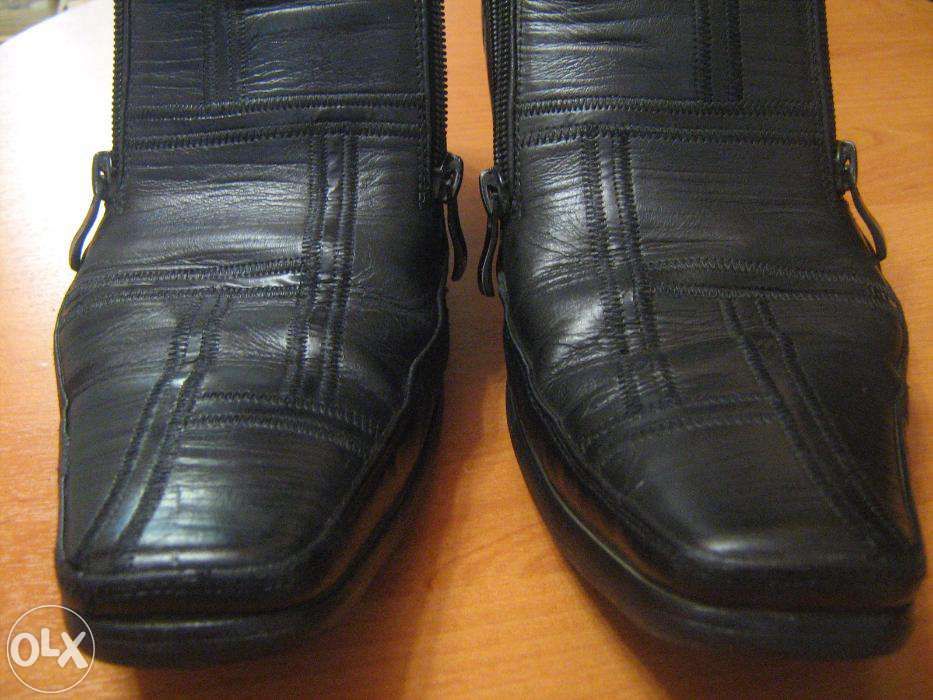 Мужские полусапожки кожа р.40.фирма ANTONIO GELO