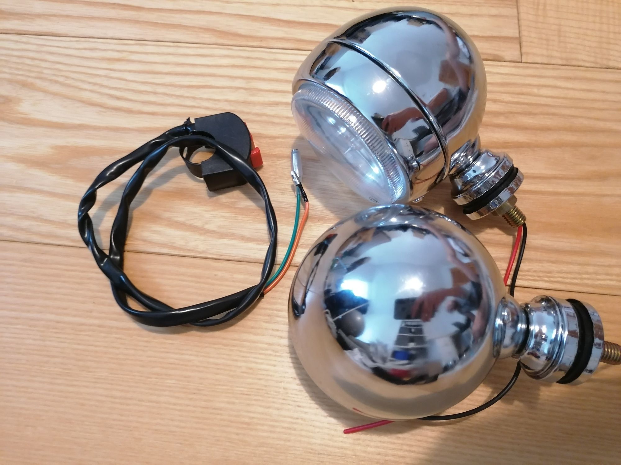 Lampy Metal boczne Lightbary Chopper Cruiser kpl 2szt.