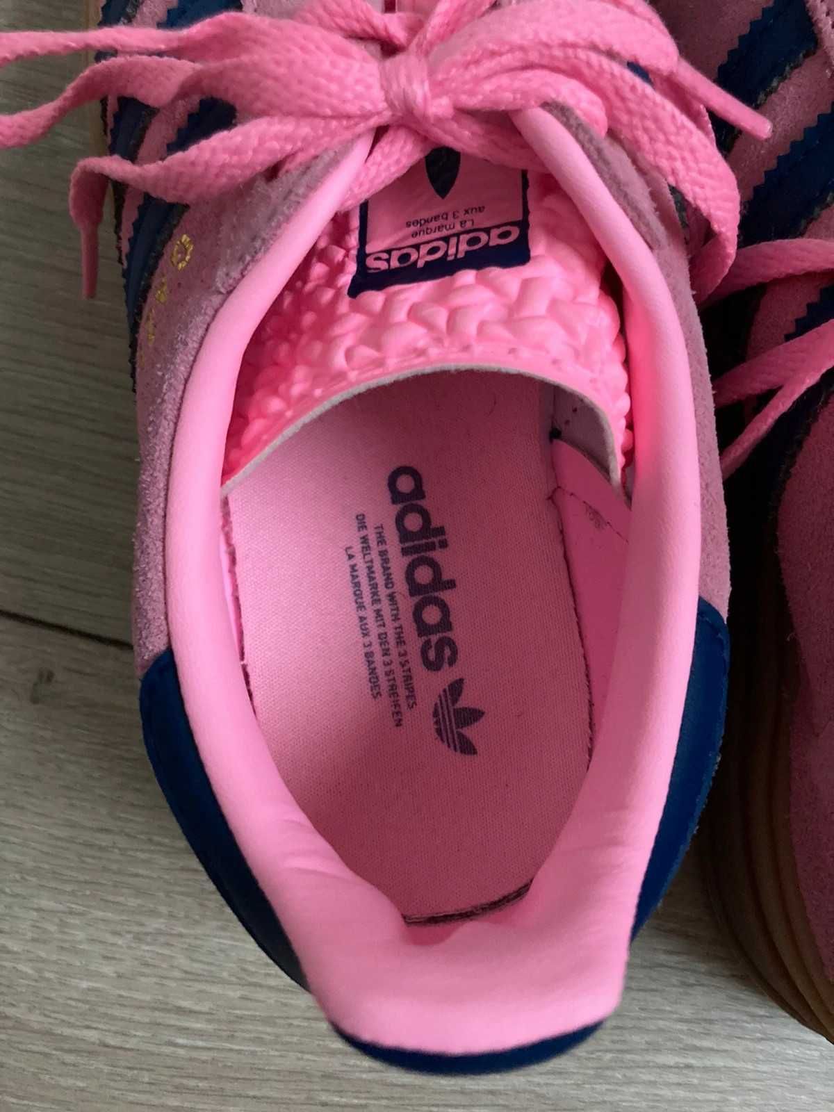 Adidas Gazelle Bold | Pink Glow Victory Blue | Roze Blauw | Size 38