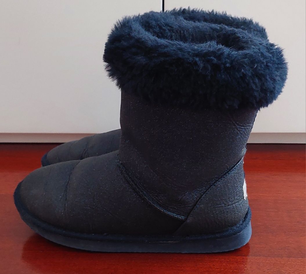 Botas azuis da MO tam 36