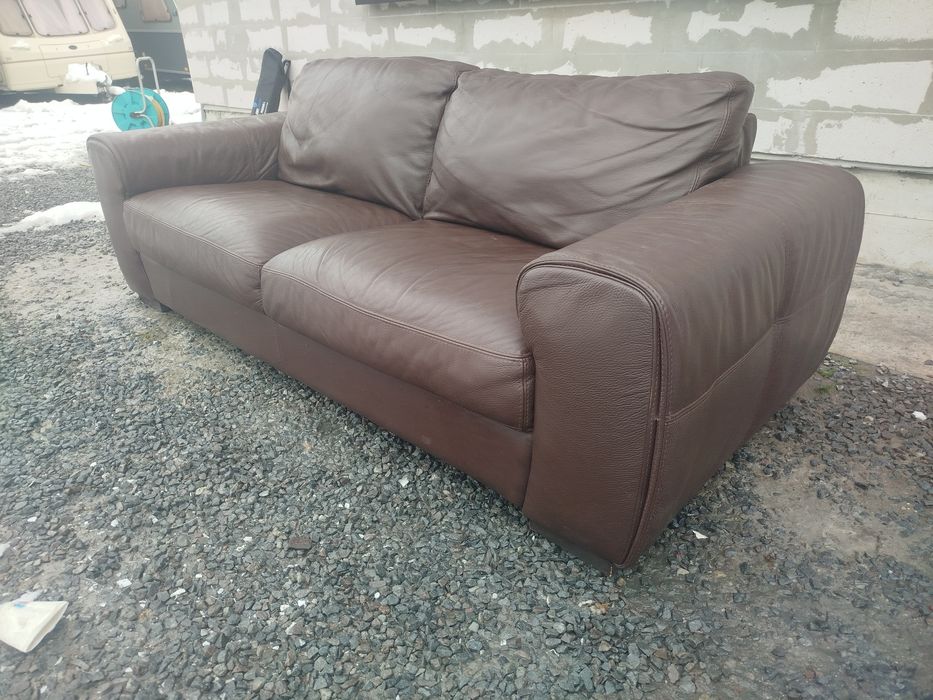 Шкіряний диван, натуральної шкіри! Доставка!