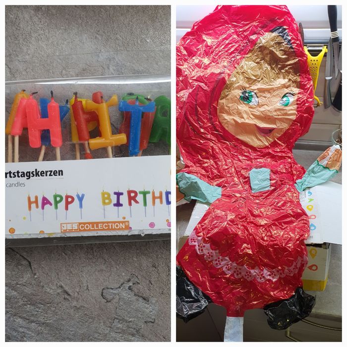 Декор для торта, гирлянда, топер,  шарики, посуда лол