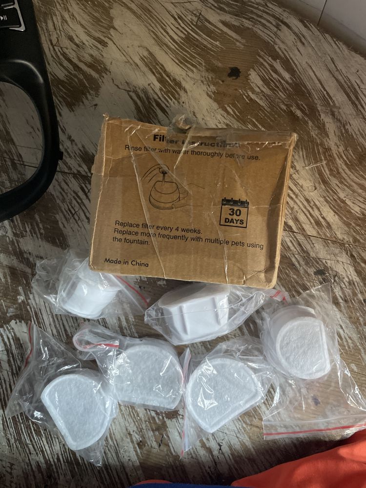 Filtro para fonte de agua de animais