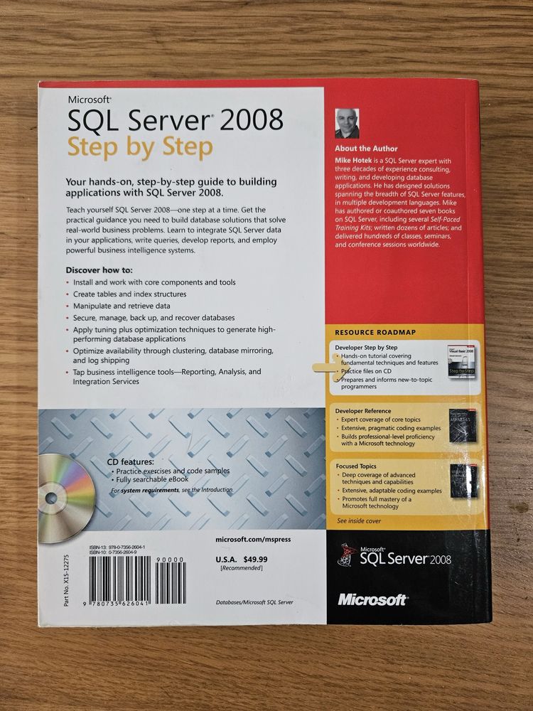 Microsoft Sql Server 2008 step by step + CD