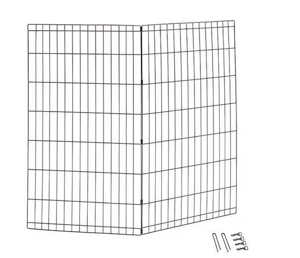 Płotek 2szt. - 107cm - dodatkowe panele do kojca dla psa
