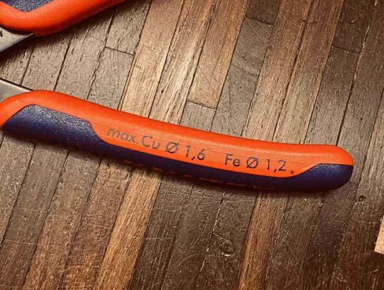 Szczypce tnące Knipex Super-Knips 78.61.125 elektronik chip 125 mm