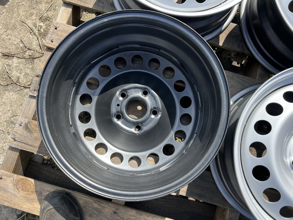 4xfelga stalowa 16” VW/SEAT/SKODA (5x112 ET48) - nowe