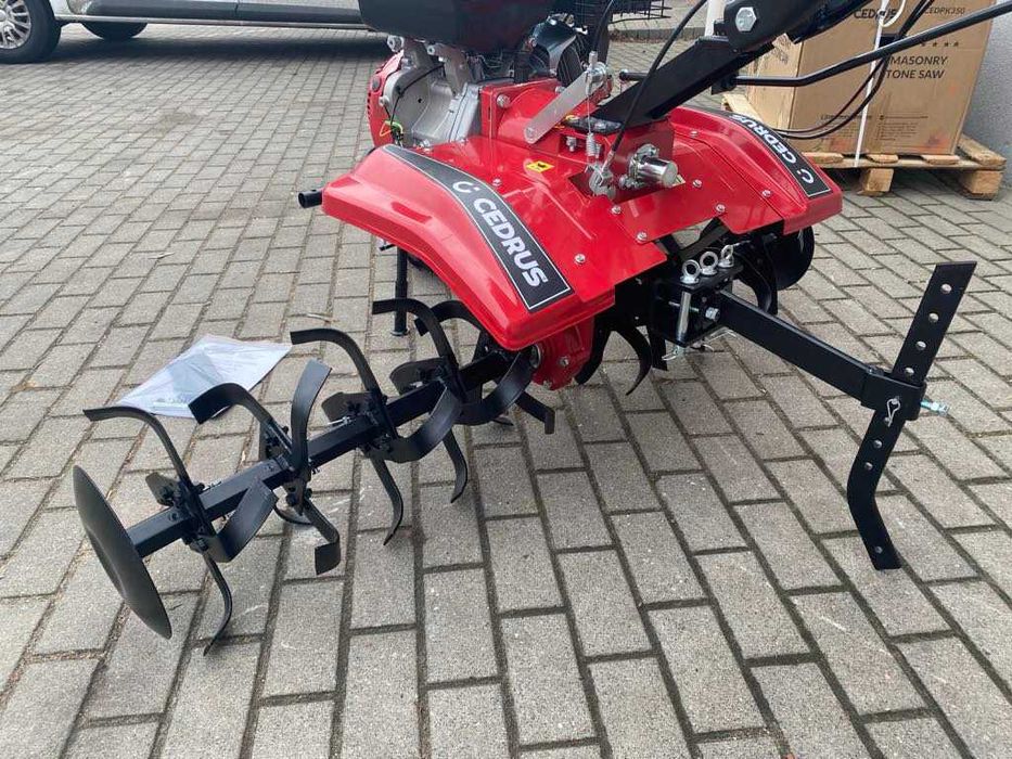 Glebogryzarka Spalinowa Cedrus GL06 Dzik Traktorek 13kM 135cm + Koła