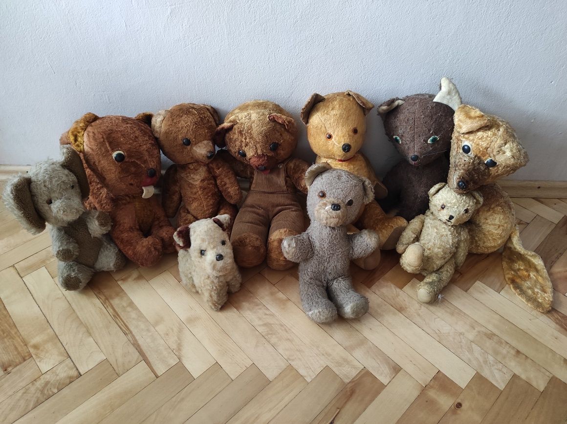 Stare maskotki z czasów PRL misie