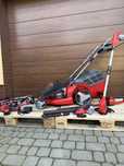 Zestaw narzedzi ogrodowych einhell 2x4ah kosiarka nożyce podkaszarka