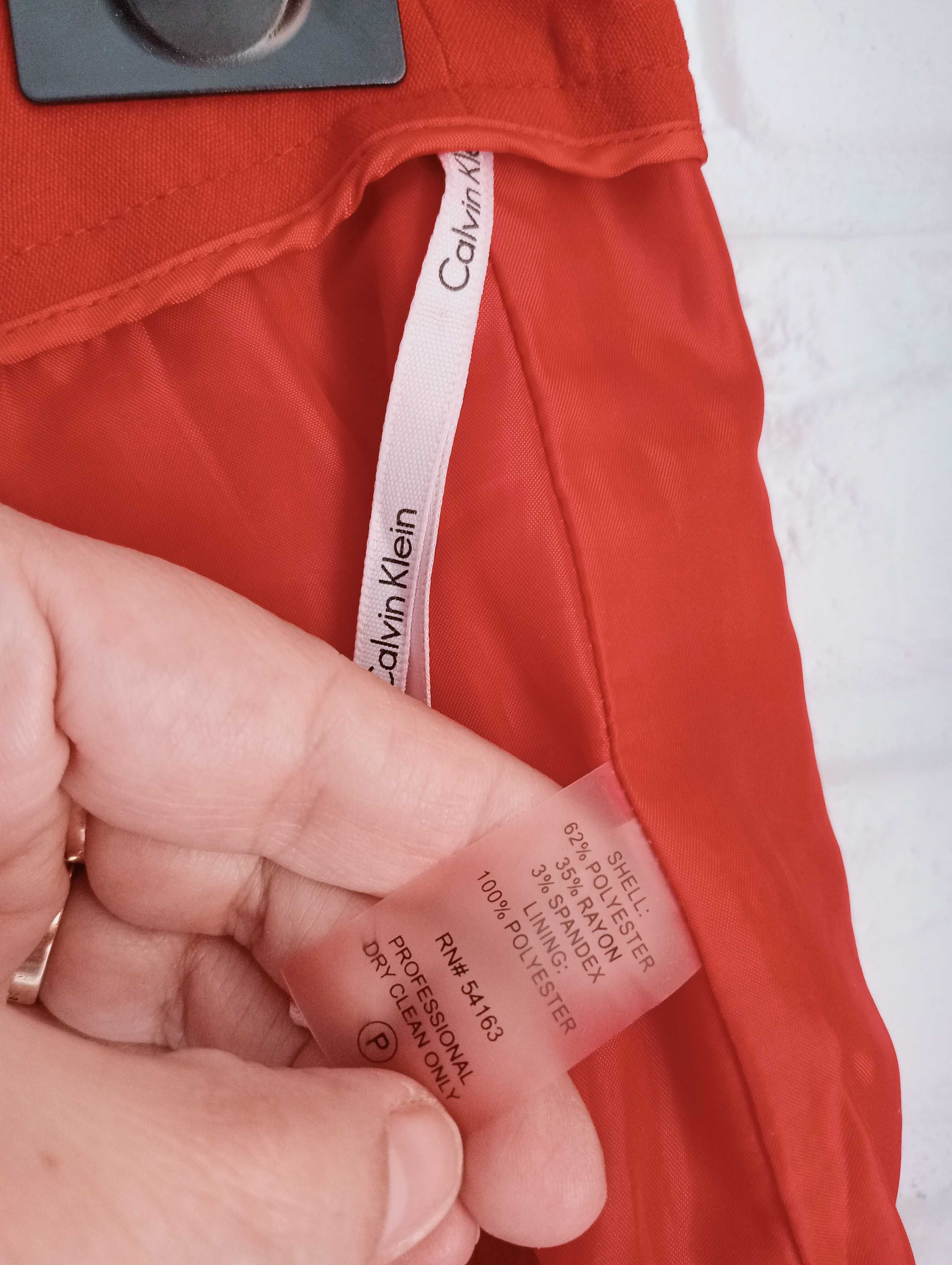 Calvin Klein spódniczka ołówkowa damska czerwona M/38/10