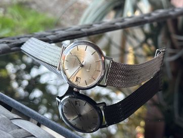 Piękny zegarek automat Lanco - swiss made srebrna bransoleta automatic