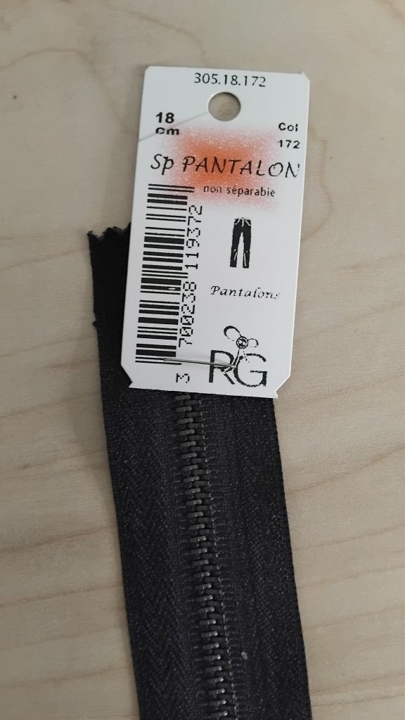 Fechos Zipper Variados-Lote de 7