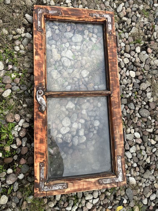 Stare okno drewniane Prl