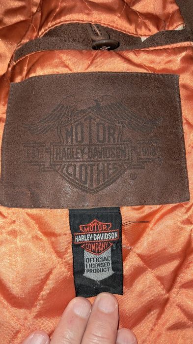 Casaco de couro Harley Davidson vintage