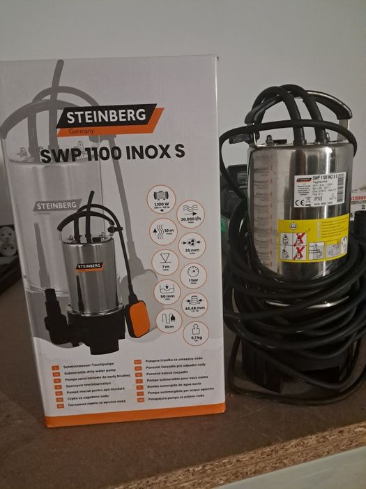 POMPA  DO WODY BRUDNEJ 1100W 20 000l/h