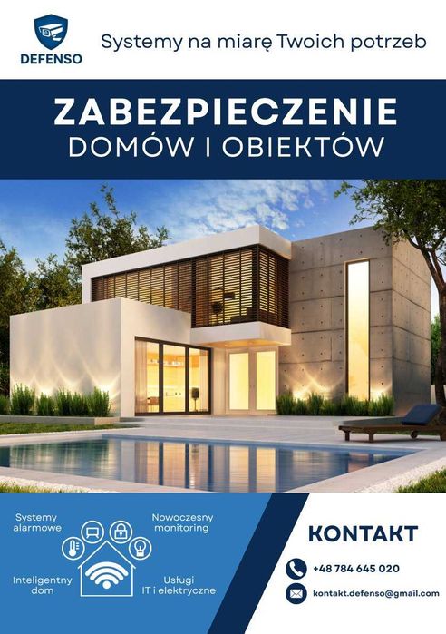 Kamery, alarmy, monitoring, wideodomofony, sieci IT - montaż, serwis