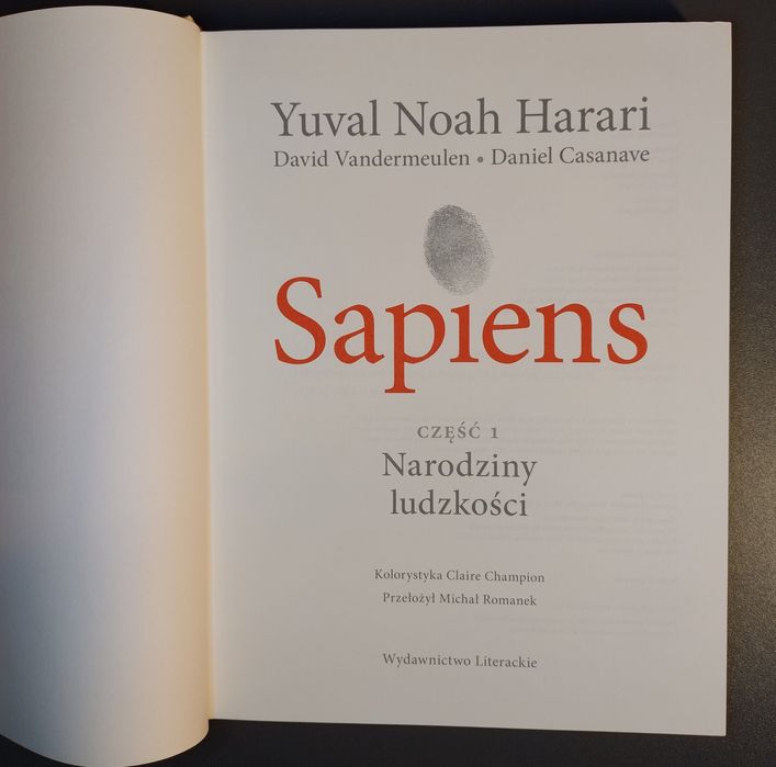 Sapiens. Powieść graficzna. Narodziny ludzkości. Yuval Noah Harrari