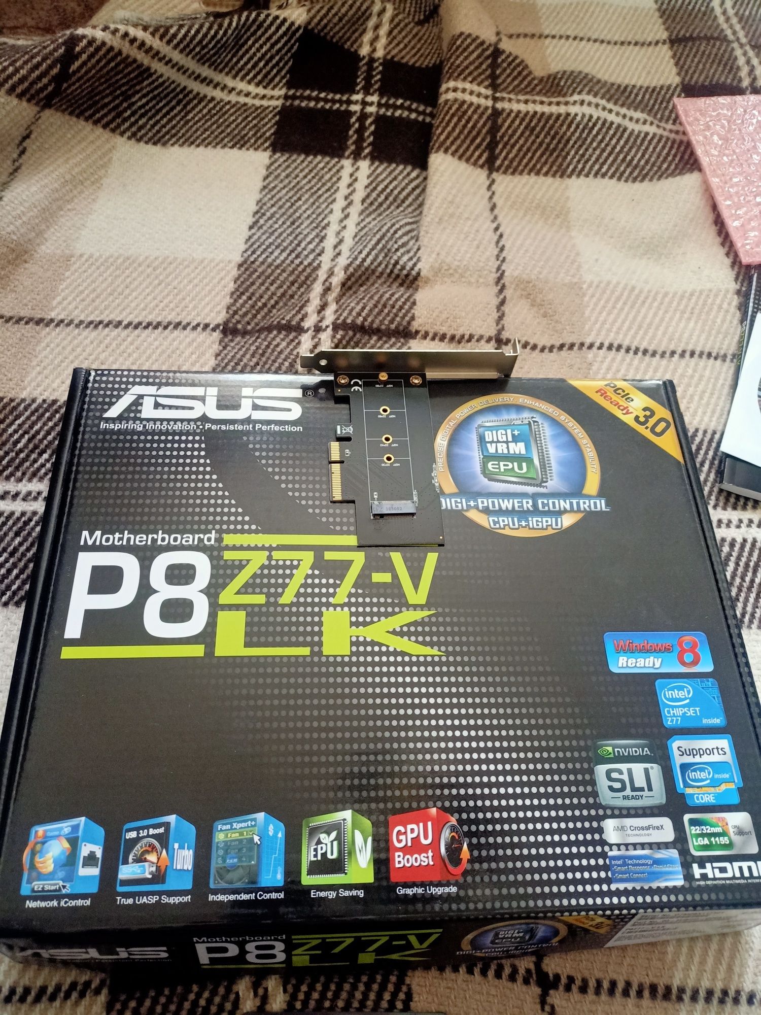 Комплект сокет 1155, i7 2600k, Asus P8Z77-V LK, Kingston 1600, Goodram