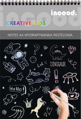 Notes A4 wydrapywanka pastelowa