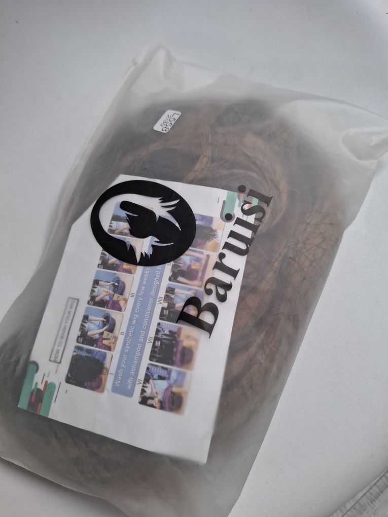Peruka blond brąz jakość premium wig cosplay
