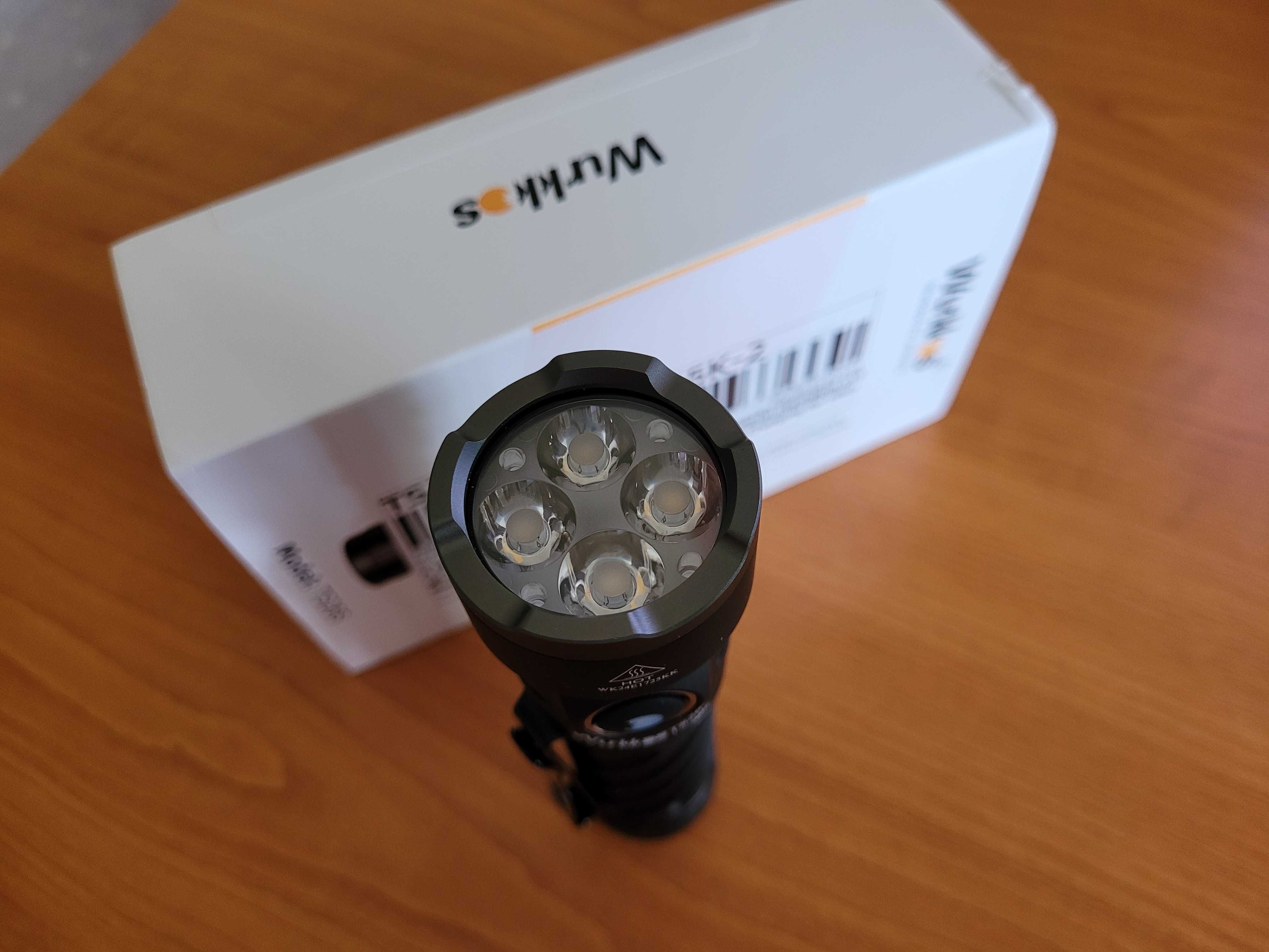 Потужний Sofirn SC29 Wurkkos TS26S Nichia 519A HiCRI USBC +АКБ 21700