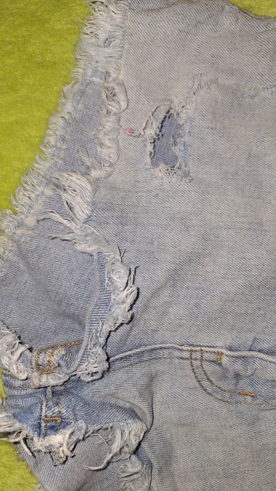 Krótkie spodenki szorty dżinsowe 36