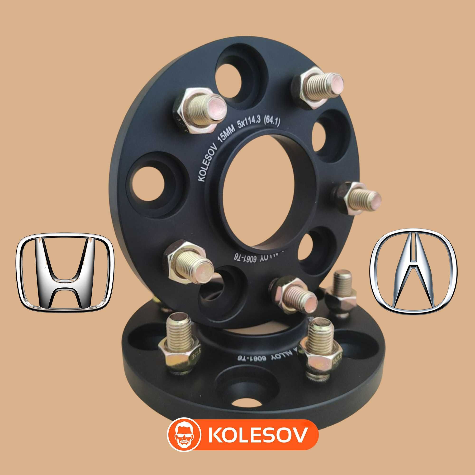 Проставки адаптеры колеса для изменения вылета ET дисков HONDA ACURA