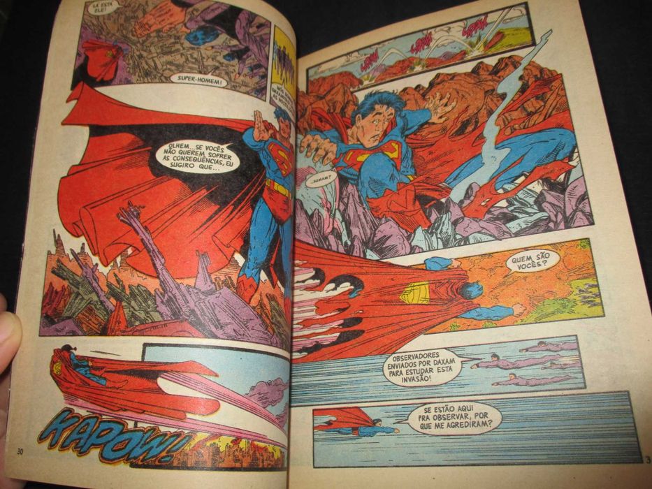 Livros Revista BD Invasão Abril DC Comics 1990